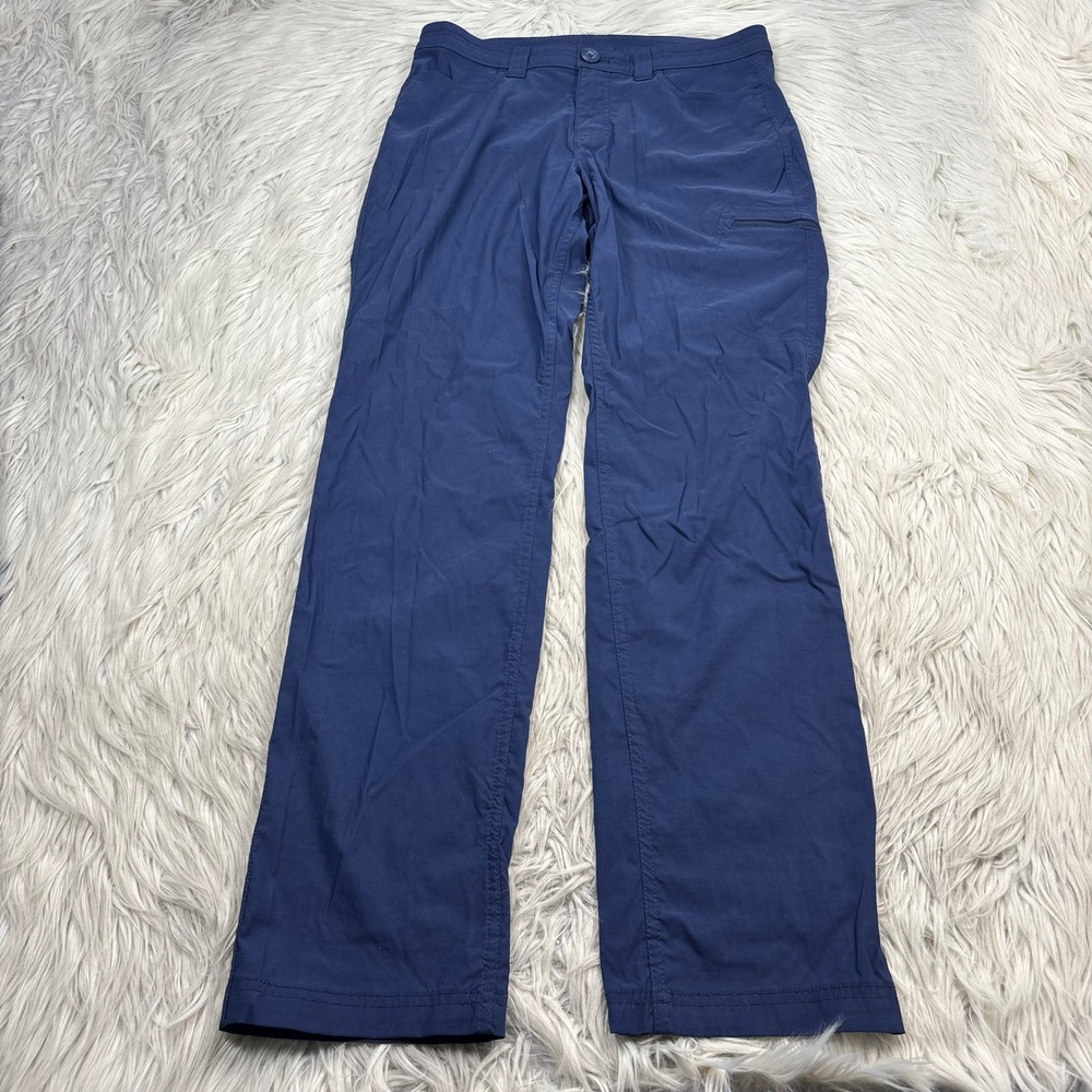 Eddie Bauer Women's 6 Navy Blue Rainer Cargo Hiking Granola Girl Outdoorsy